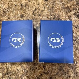 Princess Premier Clip on Medallion holders in Blue Boxes